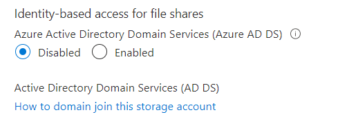 How to join Azure File Share to Active Directory Domain Controller