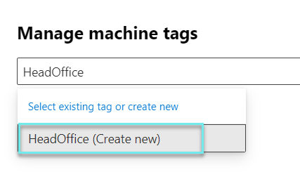 8.0 Defender for Endpoint(MDE): Device Tag